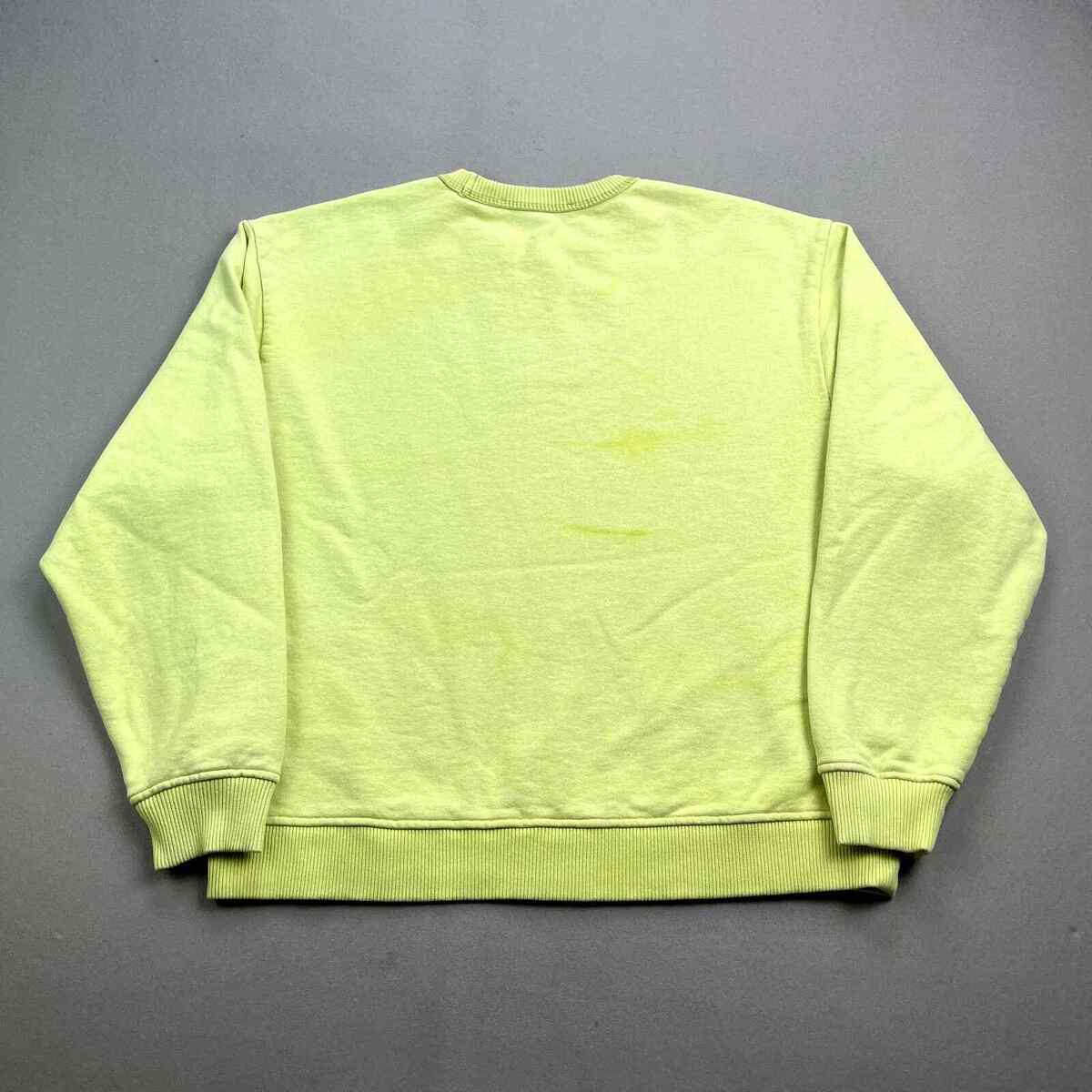Acne Studios Sweatshirt Womens XXS Fluo Green Neon Yellow Acne Studios Sweatshirt Womens XXS Fluo Green Neon Yellow