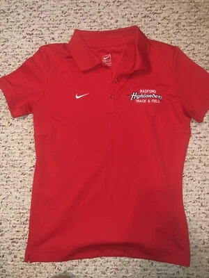 Nike Radford Highlanders Track & Field Womens Polo Shirt Small - Image 1 of 3