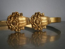 Paire Embrasse rideau Art Déco Bronze doré 1930 Fenêtre Maison Ancien