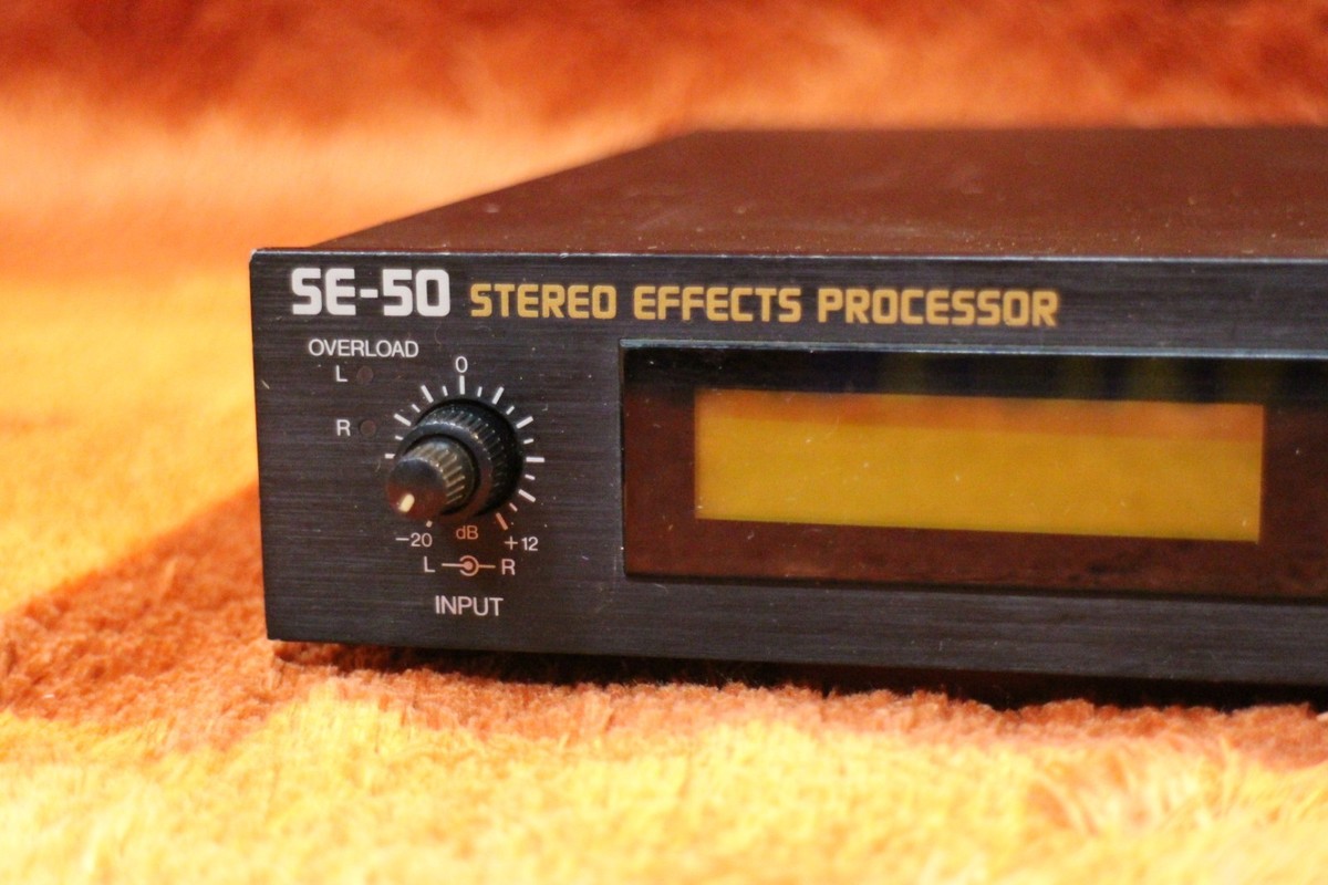 USED BOSS SE-50 SE 50 Guitar Synthesizer Synth Rack Effect U2852