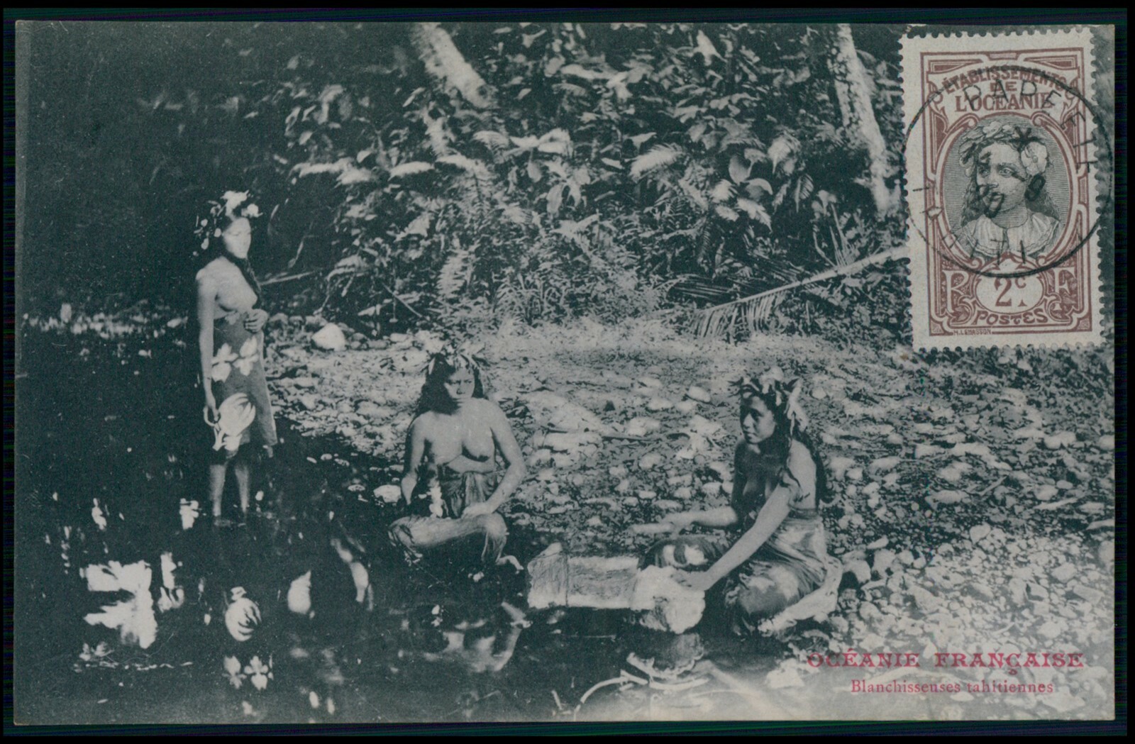Tahiti ethnic nude woman France Polynesia Maxi card maximum postcard 1920 stamp | eBay