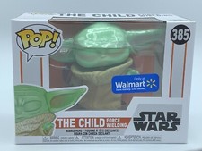 Funko POP CHILD GROGU FORCE WEILDING 385 Star Wars Mandalorian WALMART MIB yoda