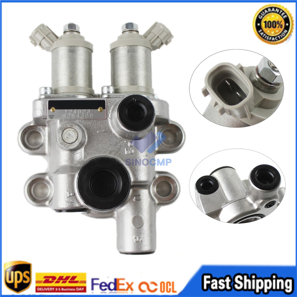 ZX240-3 ZX210-3 Regulator Solenoid Valve 9254306 For Hitachi