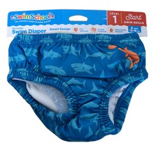 1 Swim School Reusable Swim Diaper Level 1 6 Month Boy 13-18 Lbs Baby