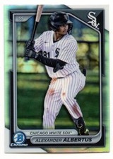 2024 Bowman Draft Chrome #BDC-164 Alexander Albertus Refractor Chicago White Sox