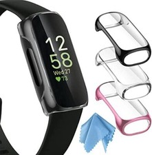 Flexible TPU Case Cover for Fitbit Inspire 3/2/HR - 3 Pack Bumper Shells