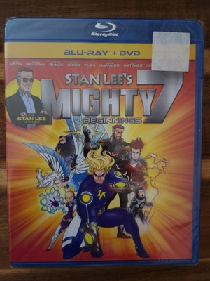 Mighty 7 Beginnings - Stan Lee's - Sean Astin, James Belushi, New Blu Ray + DVD