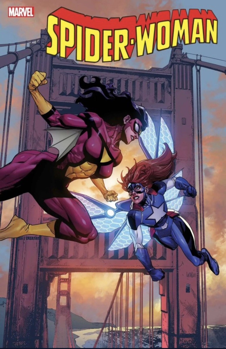 SPIDER-WOMAN #7 MAIN COVER 1ST TEAM APPEARANCE OF THE ASSEMBLY