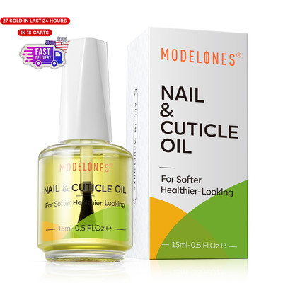 Cuticle Oil for Nails, Natural Nail Oil for Growth and Strength Damaged Nails Vi