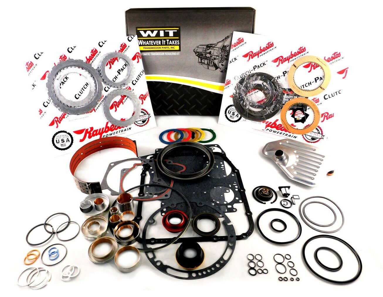 4R75W, 4R70E, 4R75E Transmission Master Rebuild Kit with Steels & Piston 04-UP