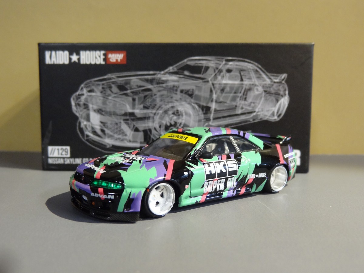 Kaido House x Mini GT 1993 Nissan Skyline GT-R R33 HKS V1