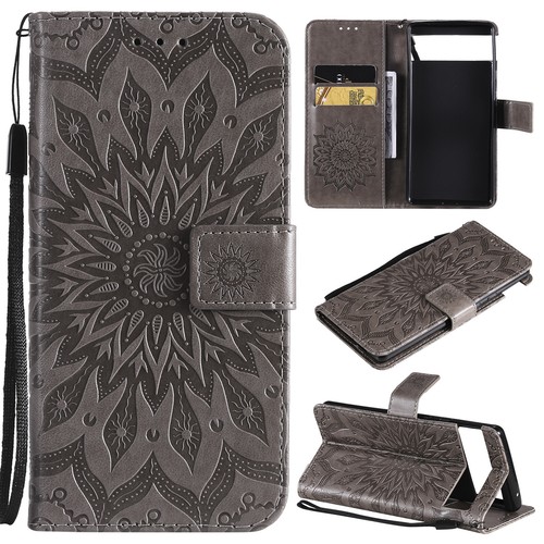 Case for Google Pixel 7 8 7A 5A Sun Embossing PU Leather Wallet Case Phone Cover - Picture 14 of 20