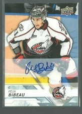  2018-19 Upper Deck CHL Autographs #23 Felix Bibeau C (ref 64447)