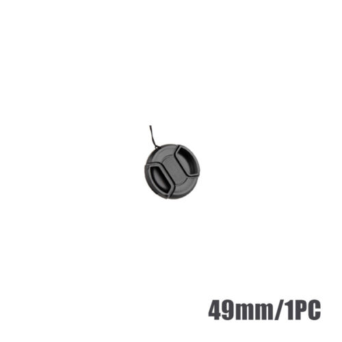 49~77mm For Canon Nikon Sony+String Center Pinch Snap On Front Lens Cap Cover - Picture 13 of 20