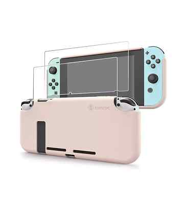tomtoc Protective Case with 2Pcs Screen Protector for Nintendo