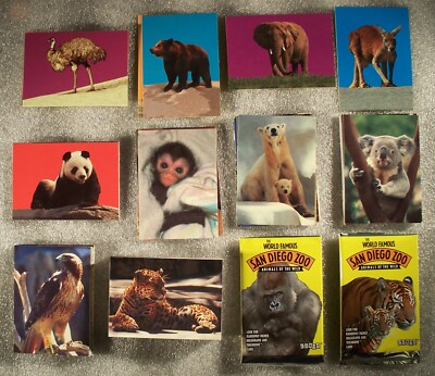 SAN DIEGO ZOO CARD SET - 110 CARD SET Animals | eBay