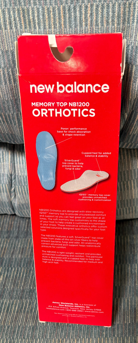Memory Foam New Balance 1200 Women's Insoles New Balance 1200