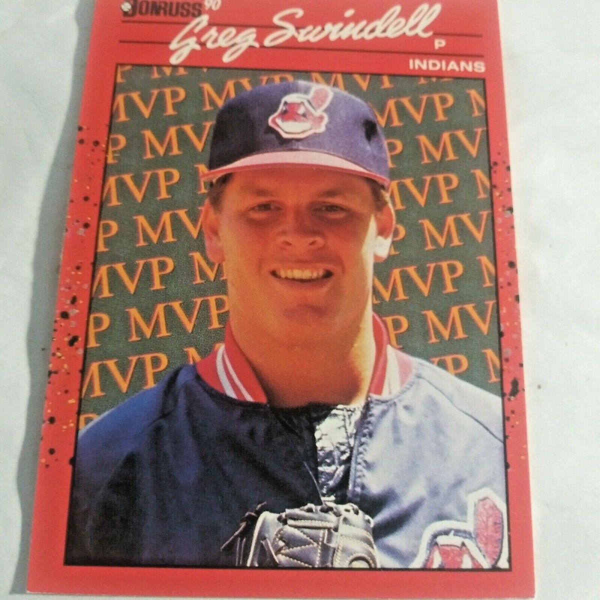1990 Donruss #BC-24 Greg Swindell ERROR NO Dot INV Baseball