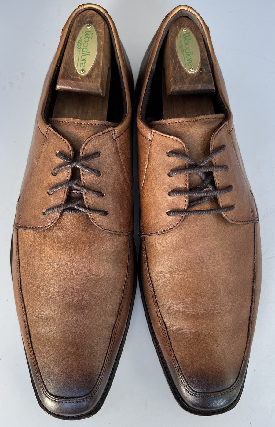 SAOLA Scarpe eleganti Ecco Calcan uomo EU 45 US 11 derby pelle brunita