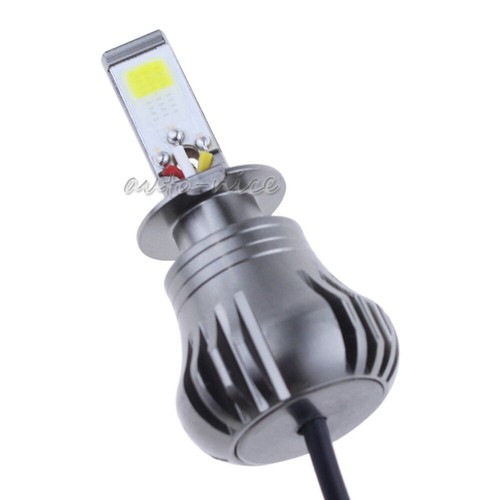 2x Ultra H3 COB LED DRL Fog Light Bulbs Flash Blink Super Bright Purple Pink 12V - Picture 4 of 12