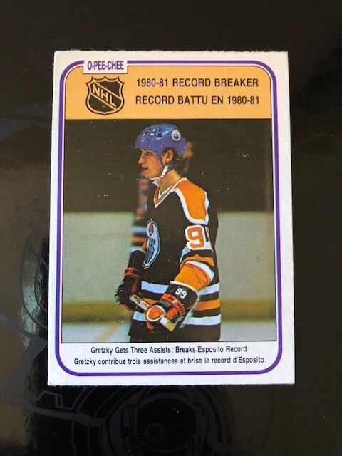 1981-82 O-Pee-Chee - #392 Wayne Gretzky HOF ex cd (small wrinkle)
