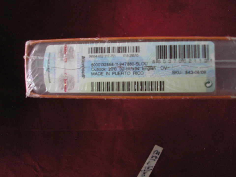 Microsoft Office Outlook 2010 Licensed For 2 PCs Full Retail Version=SEALED BOX= - Image 4 of 4