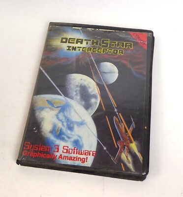 Commodore 64 C64 Spiel -- DEATH STAR INTERCEPTOR (System 3) -- Tape Kassette