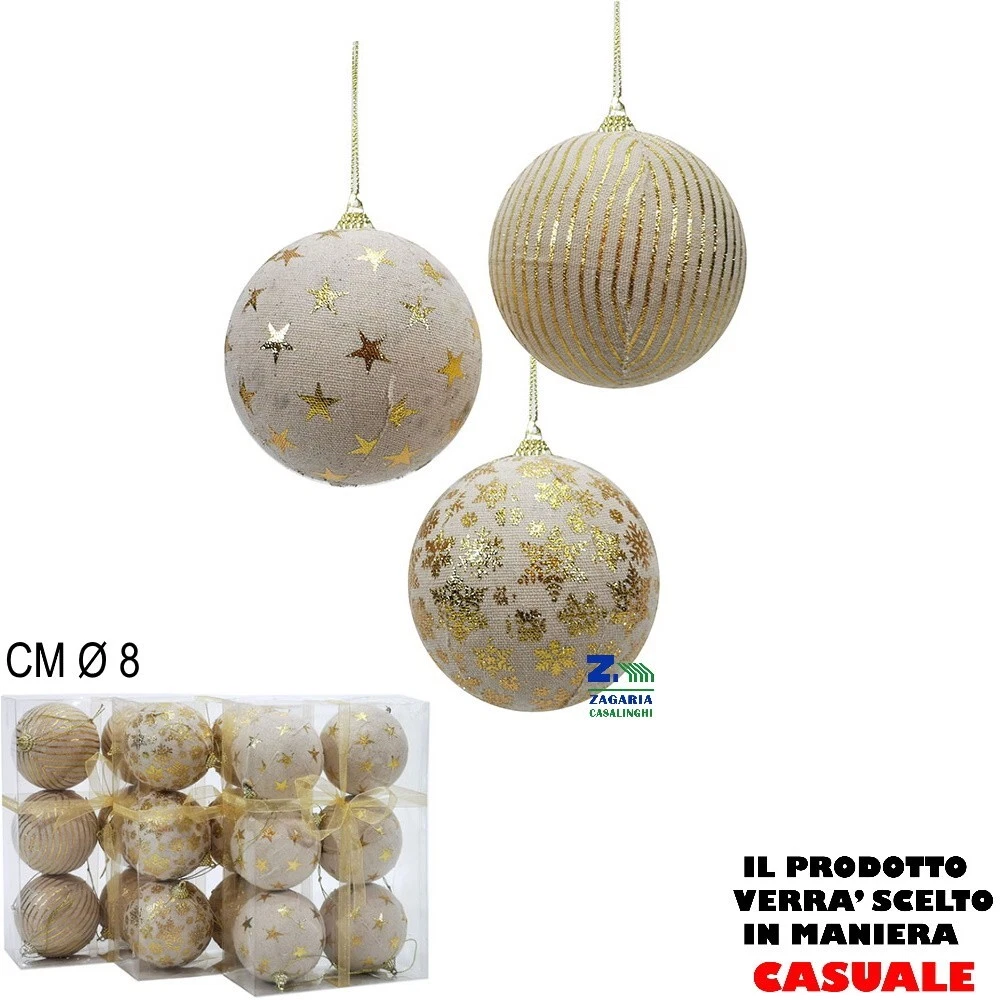 Gisela Graham Set 4 Palline Natalizie Acriliche Verde Chiaro – Con Glitter E Paillettes, 8 Cm, Decorazioni Albero