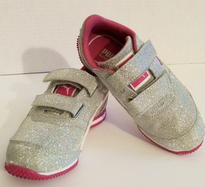 puma pink glitter sneakers
