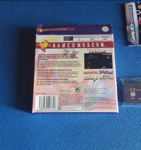 Namcomuseum namco museum gba Nintendo game boy advance ms pac man Galaga - Picture 4 of 4
