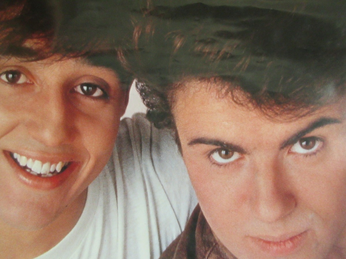 ワム！のアンドリュー唯一のアルバム (Japan Promo CD) Wham! Japan Promo Poster by Epic Sony George Michael Andrew