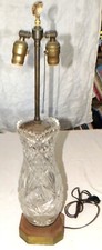 Table Lamp with 13 inch Crystal Base