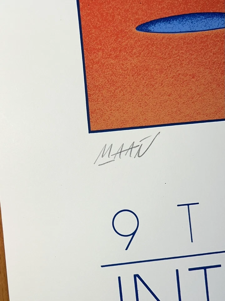 1980 Albuquerque International Balloon Poster signed By MAAN # 337/500 - Image 2 of 4