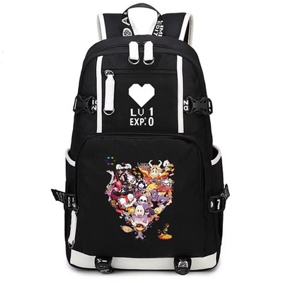 Undertale canvas backpack school bag for kids travel laptop rucksacks Mochila
