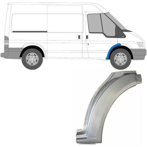 FORD TRANSIT 2000-2013 FRONT WHEEL ARCH REPAIR PANEL FRONT WING / PAIR - Picture 2 of 5