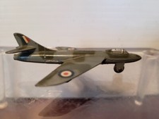 NICE VINTAGE DIECAST DINKY #736 HAWKER HUNTER FIGHTER JET #2