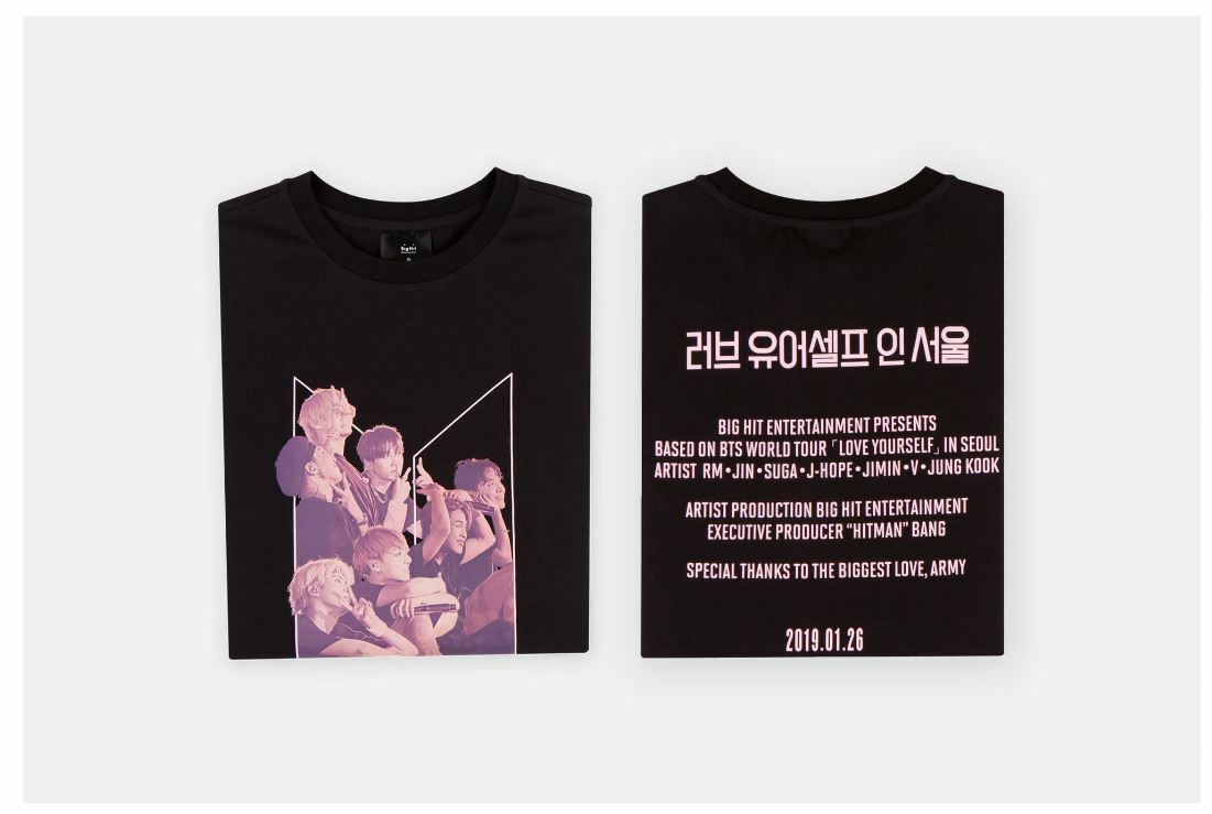 BTS WORLD TOUR LOVE YOURSELF IN SEOUL MOVIE OFFICIAL GOODS T-SHIRT