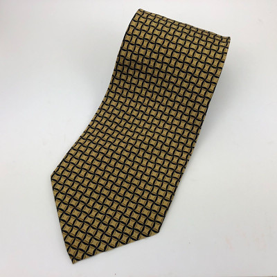Bergamo 100% Silk  Multicolor Geometric  62'' x 4''  Long Mens Neck Tie