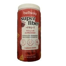 Bellway Raspberry Lemon Super Fiber + Fruit 8.3 Oz - EXP 03/2026