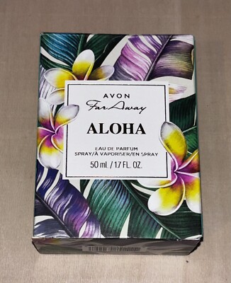 Avon FAR AWAY ALOHA Eau de Parfum Spray 1.7 fl oz  Discontinued Perfume NOS