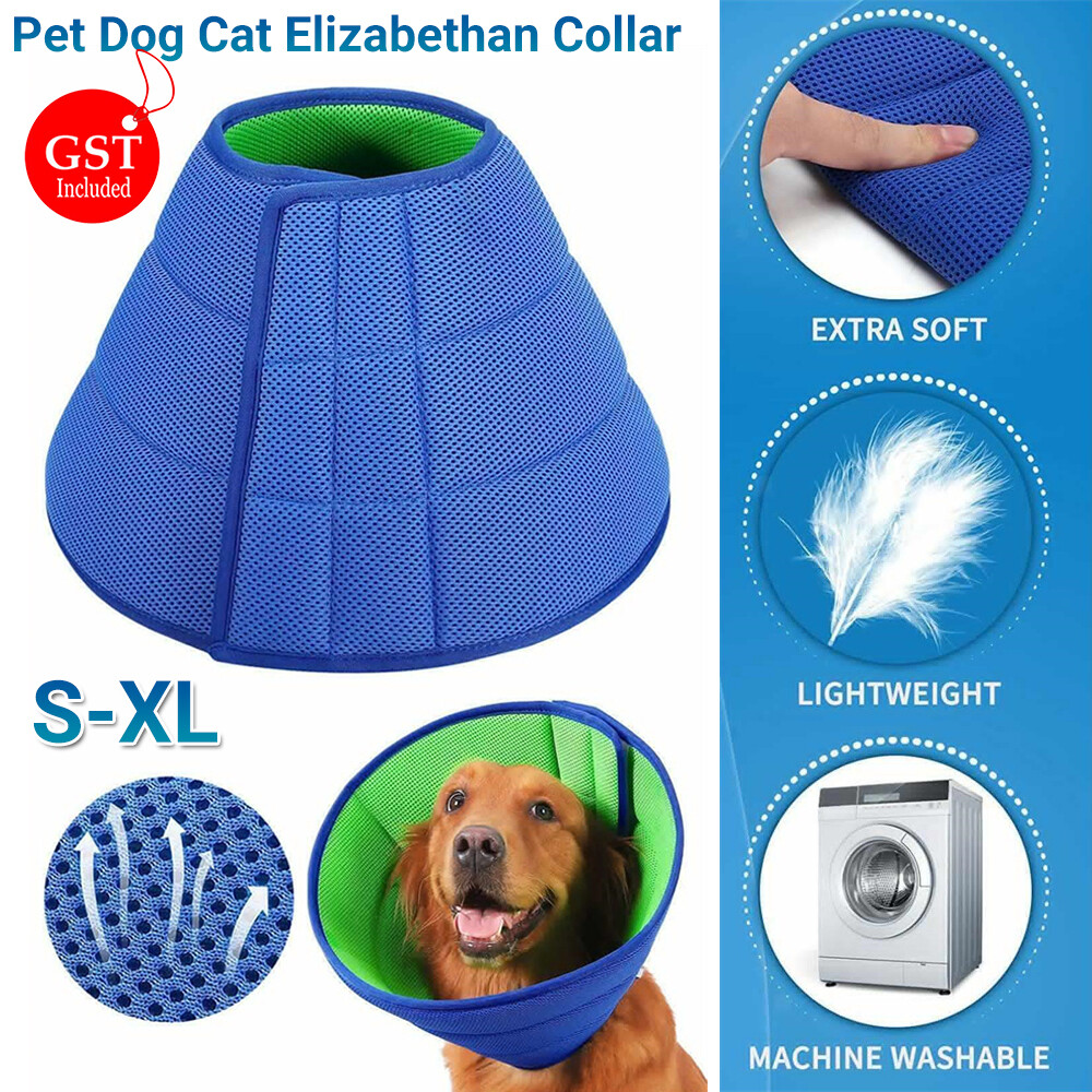 Pet Dog Cat Adjustable Elizabethan Collar Soft E Collar Cone