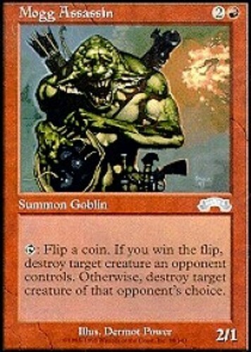 Korean Mogg Assassin ~ Lightly Played Exodus Foreign Stock Image MTG Magic Ultim - Picture 1 of 1