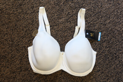 New Wacoal Basic Beauty Spacer Underwire T-Shirt Bra - 30DDD - Ivory - # 853192
