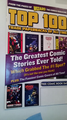 Wizard Comic Book Top 100 Trade Paperbacks free comic book day 1993, wie neu
