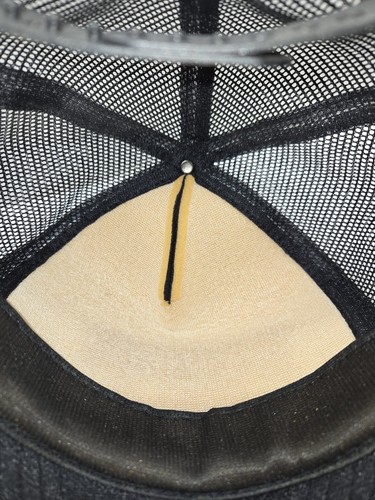 Vintage Nissan Forklift Black Mesh Back Adjustable Trucker Hat - Picture 7 of 8