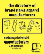 The Directory of Brand Name Apparel Manufacturers - Manufacturers Over 28 - GOOD