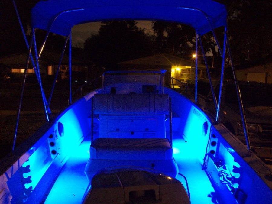 5M/Roll Cool White LED Strip Light Bass Speed Boat Marine Light tape