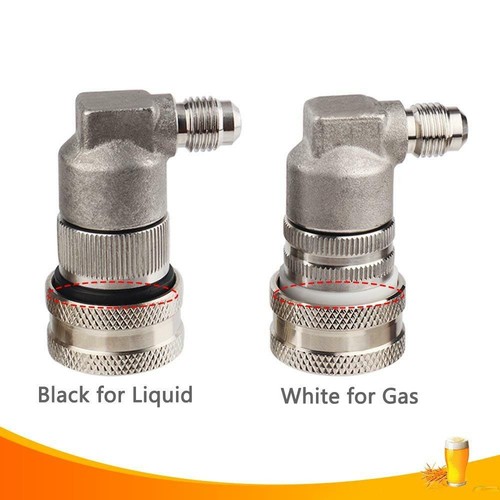 OneBom Ball Lock Disconnect, Gas & Liquid Corny Keg Fittings, MFL Thread - Picture 2 of 7