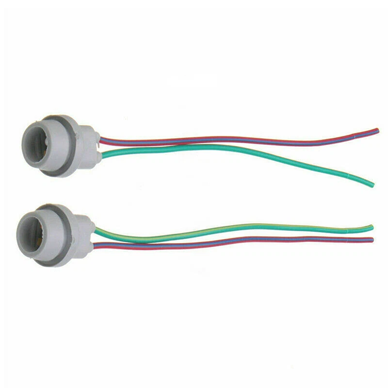 2PCS T10 W5W Car Auto Truck Base Lamp Socket Wedge Light Bulb