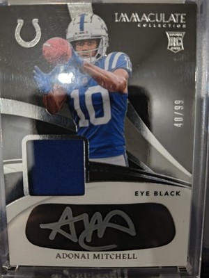 2024 Adonai Mitchell Colts  40/99 Immaculate Collection